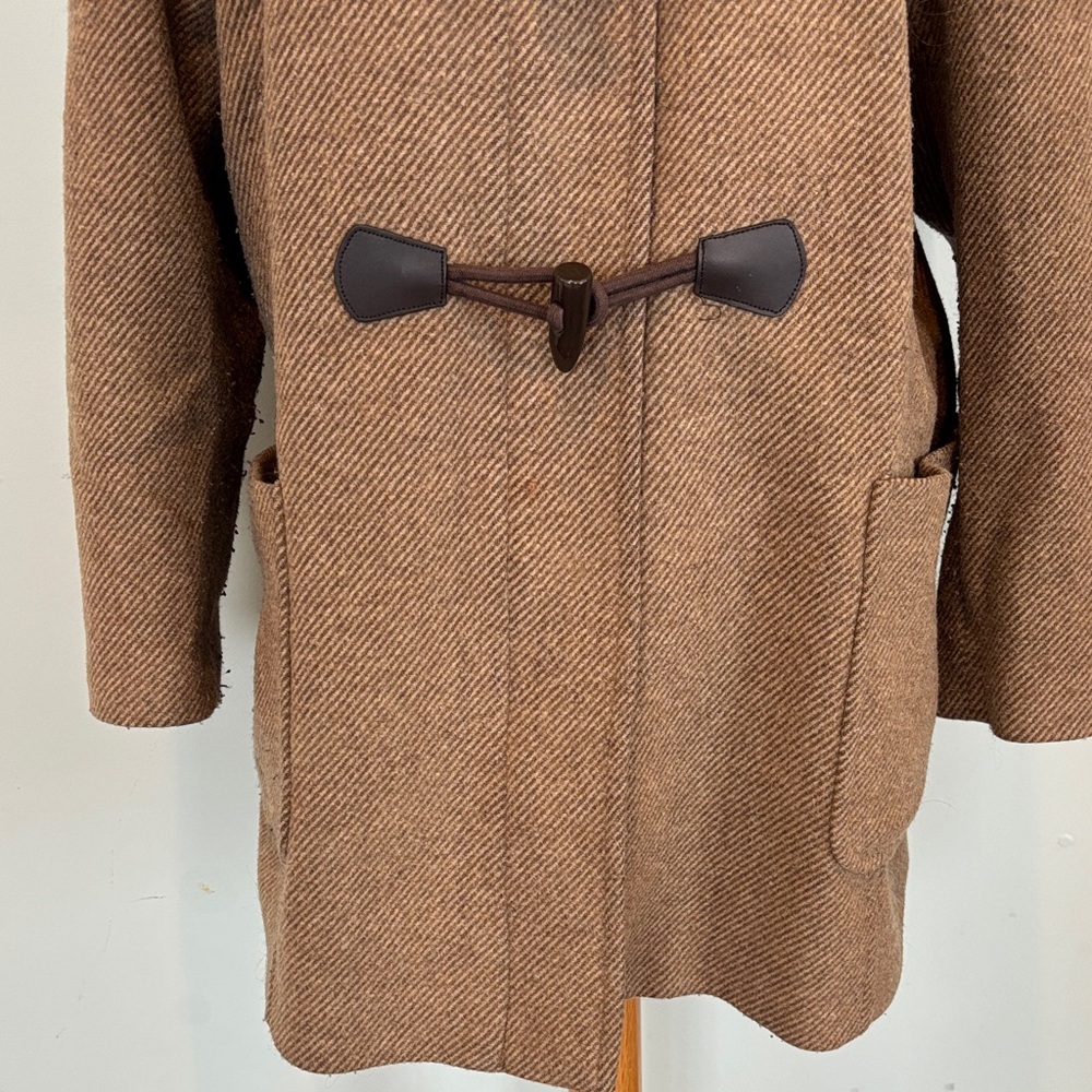 Authentic Pendleton Berkeley Tweed Toggle Coat 16… - image 4